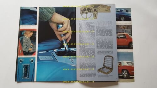 Chevrolet Corvette Sting Ray 1966 depliant USA originale