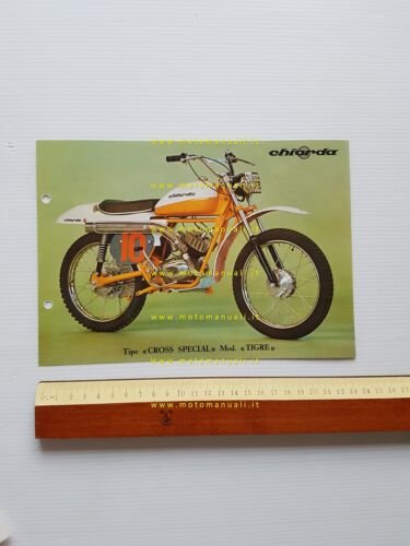Chiorda 50 Cross Special Tigre 1969 depliant ITALIANO originale brochure
