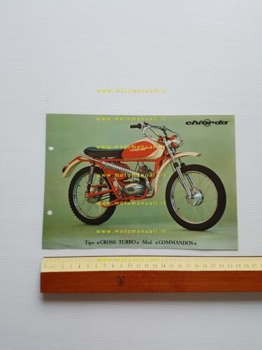 Chiorda 50 Cross Turbo Commandos 1969 depliant ITALIANO originale
