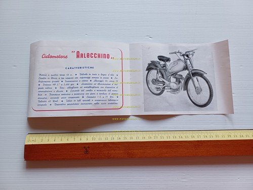 Chiorda Arlecchino 50 4T Motore Somaschini Ultra depliant italiano originale