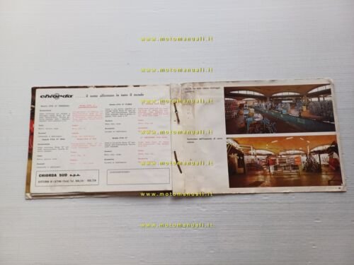 Chiorda produzione modelli ciclomotori biciclette 1969 depliant originale
