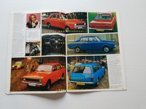 Chrysler produzione tutti marchi 1972 depliant originale inglese
