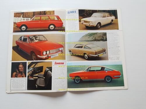 Chrysler produzione tutti marchi 1972 depliant originale inglese