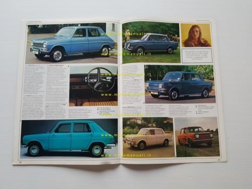 Chrysler produzione tutti marchi 1972 depliant originale inglese