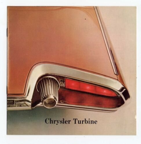 Chrysler Turbine Prototipo 1964 depliant epoca originale brochure