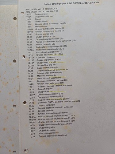 Ciemme Aro Enduro IWS - IDS 1989 catalogo ricambi italiano