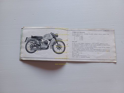 Cimatti 160 1953 circa manuale uso manutenzione italiano originale