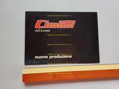 Cimatti produzione modelli 1973 depliant poster originale italiano brochure