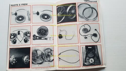 Cinque Anelli 1977 catalogo generale abbigliamento ricambi e accessori originale