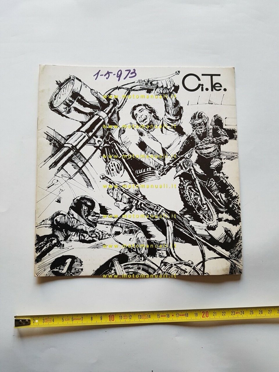 CITE catalogo comandi gas leve manubri moto ciclomotori 1973 originale