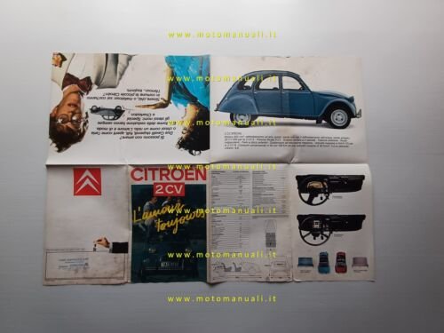 Citroen 2 CV - 2 CV Charleston 1986 depliant poster …