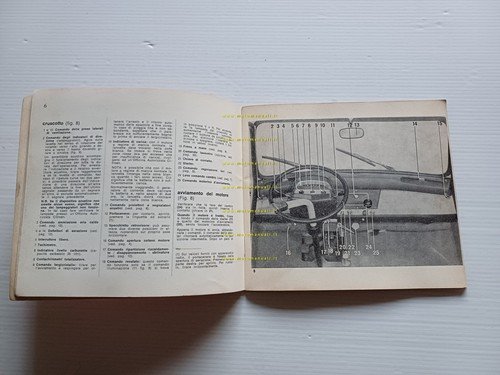 Citroen AMI 6 1968 manuale uso manutenzione libretto originale italiano