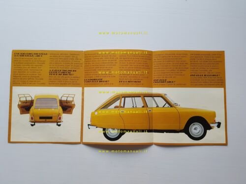 Citroen AMI 8 1969 depliant originale francese