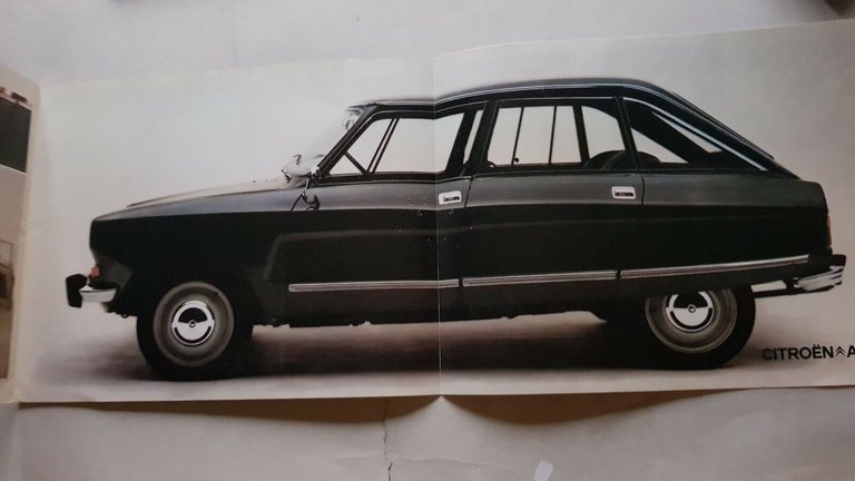 Citroen AMI 8 1972 depliant ITALIANO originale brochure