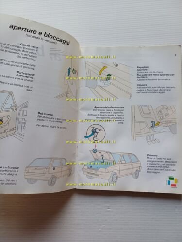 Citroen AX 1987 manuale uso manutenzione libretto istruzioni italiano originale