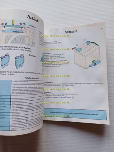 Citroen AX 1987 manuale uso manutenzione libretto istruzioni italiano originale