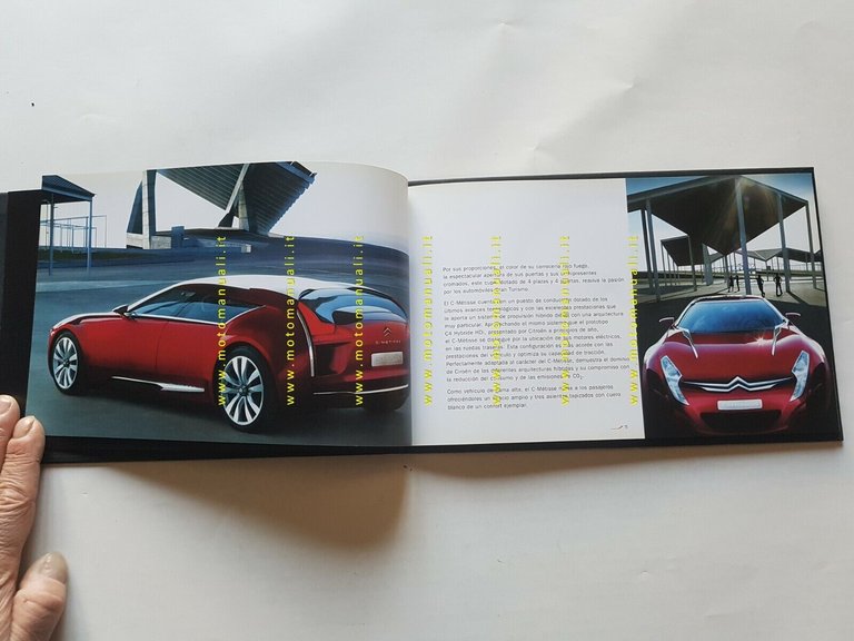 Citroen C-Metisse Prototipo 2006 cartella stampa originale press kit