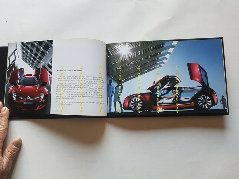 Citroen C-Metisse Prototipo 2006 cartella stampa originale press kit