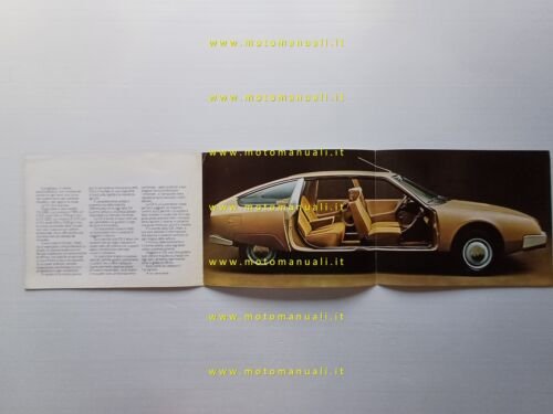 Citroen CX 2.0 - 2.2 depliant italiano originale