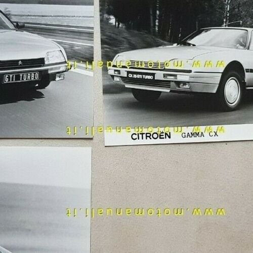 Citroen CX lotto 3 foto originali cartella stampa anni '70 …