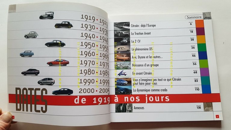 Citroen dates de 1919 a nos jours 2006 pubblicazione originale …