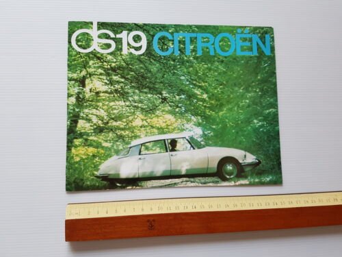 Citroen DS 19 modelli 1963 depliant originale italiano
