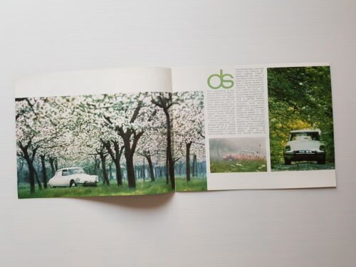 Citroen DS 19 modelli 1963 depliant originale italiano