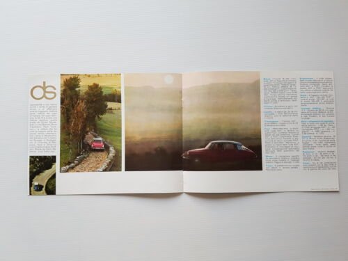 Citroen DS 19 modelli 1963 depliant originale italiano