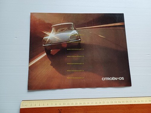 Citroen DS 20 - DS 21 1971 depliant FRANCESE originale