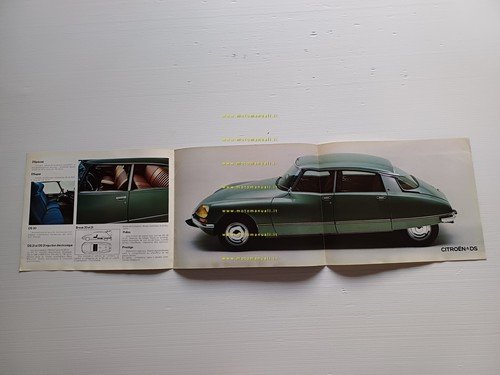 Citroen DS 20 - DS 21 1971 depliant FRANCESE originale