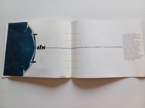 Citroen DS modelli 1963 depliant originale italiano