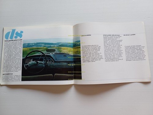 Citroen DS modelli 1963 depliant originale italiano