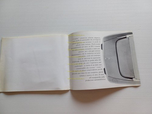 Citroen DS modelli 1963 depliant originale italiano