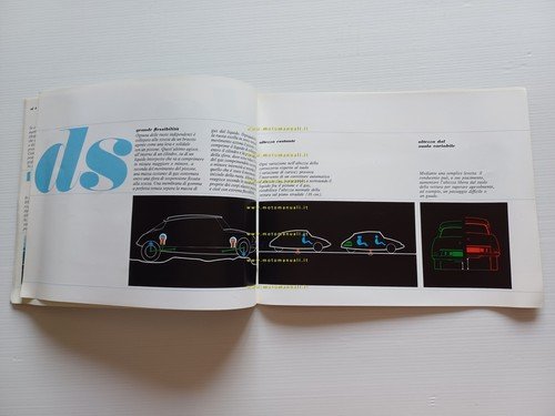 Citroen DS modelli 1963 depliant originale italiano