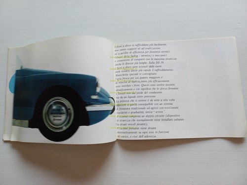 Citroen DS modelli 1963 depliant originale italiano