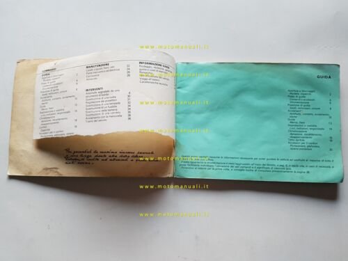 Citroen Dyane 4 - Dyane 6 1974 manuale uso manutenzione …