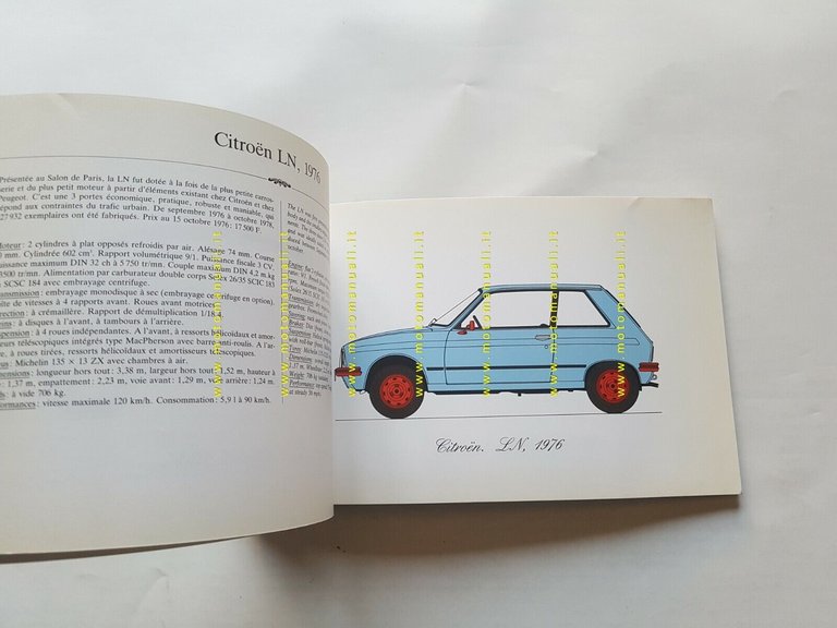 Citroen Genealogie edizione aggiornata 1988 originale