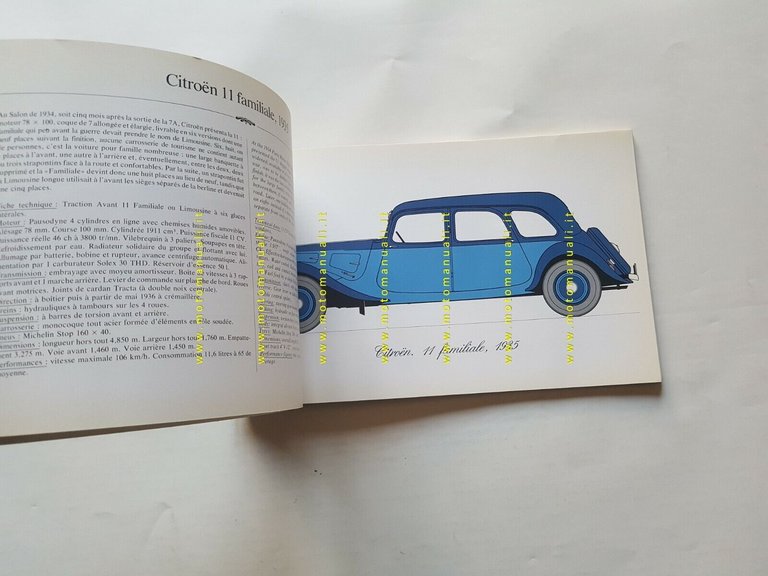 Citroen Genealogie edizione aggiornata 1988 originale