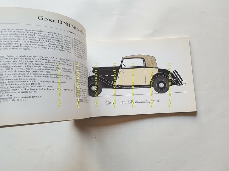 Citroen Genealogie edizione aggiornata 1988 originale