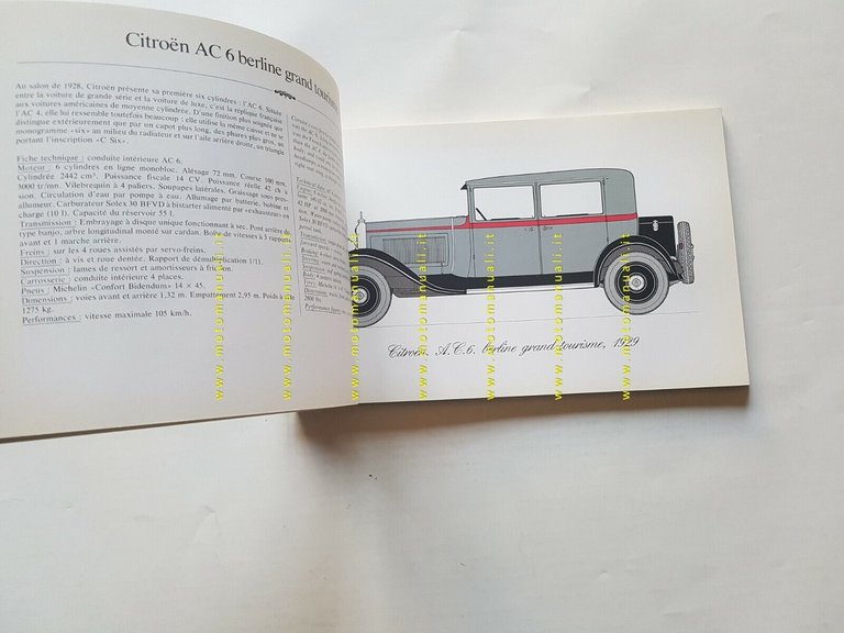 Citroen Genealogie edizione aggiornata 1988 originale