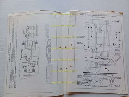 Citroen GS GX-GC 1.2 SW 1971 Facsimile scheda Motorizzazione Riconoscimento …