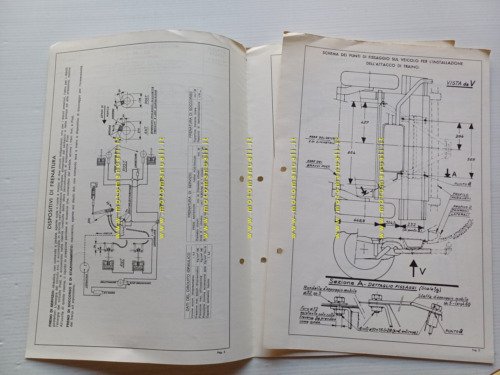 Citroen GS GX-GE SW 1971 Facsimile scheda Motorizzazione Riconoscimento del …