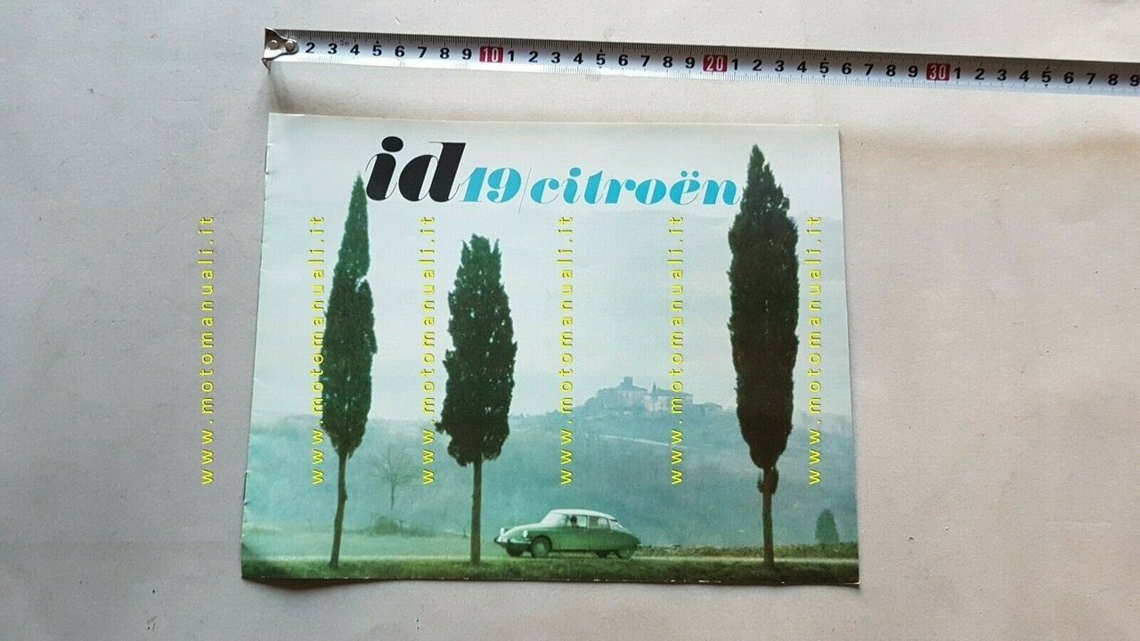 Citroen ID 19 1963 depliant auto originale ITALIANO car brochure