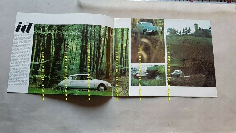 Citroen ID 19 1963 depliant auto originale ITALIANO car brochure