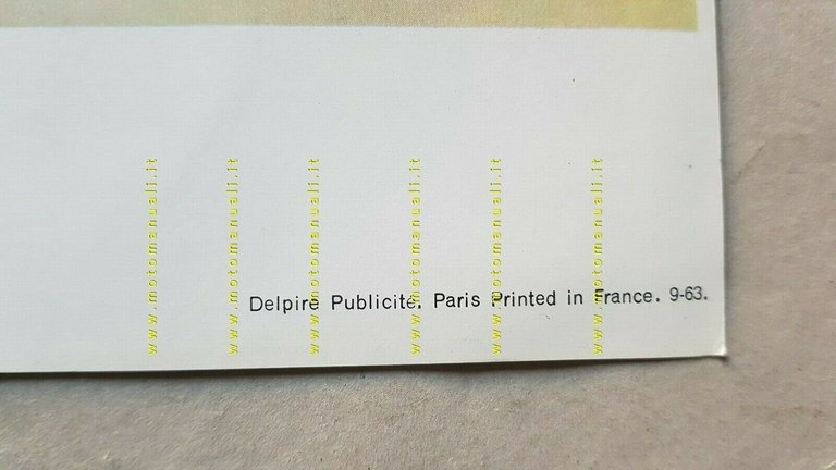 Citroen ID 19 1963 depliant auto originale ITALIANO car brochure