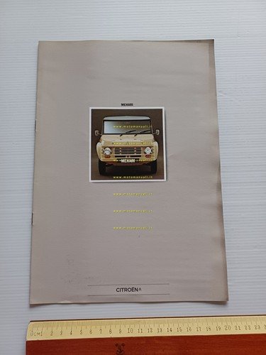 Citroen Mehari 1982 depliant italiano originale