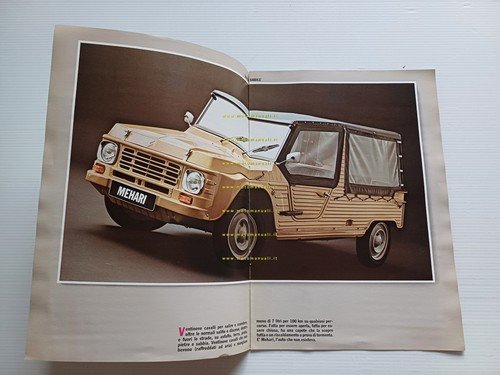 Citroen Mehari 1982 depliant italiano originale