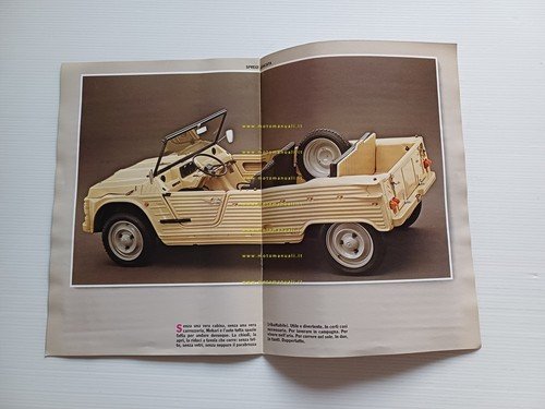 Citroen Mehari 1982 depliant italiano originale