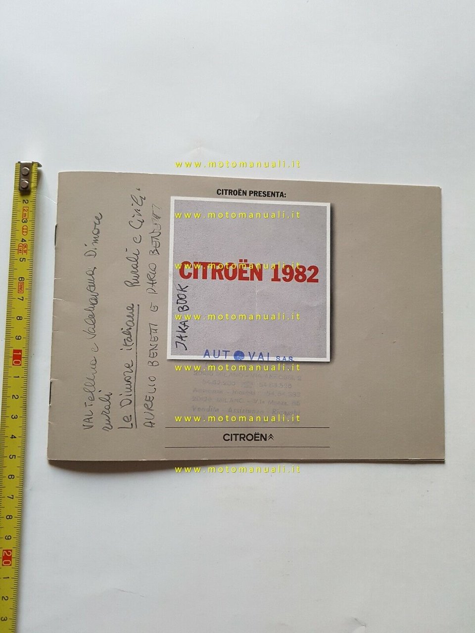 Citroen presentazione modelli 1982 depliant ITALIANO originale