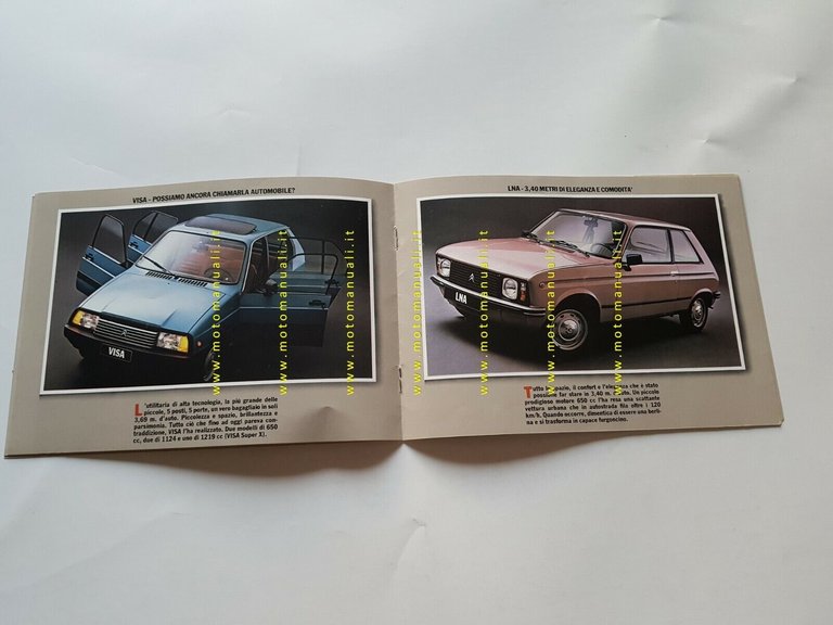 Citroen presentazione modelli 1982 depliant ITALIANO originale